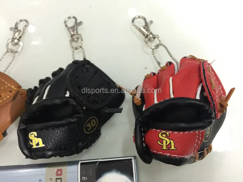 Dl Custom Baseball Gloves 3 Inch Mini Keychain Gloves Accessory Support