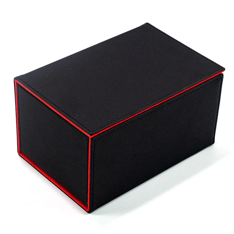 Premium 100+ Double Deck Card Box Large Capacity Pu Leather
