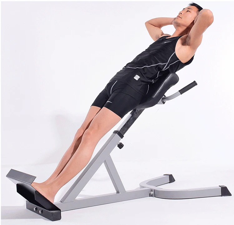 健身房可调ab靠背腰部腹部训练器材超伸展运动腹部罗马椅