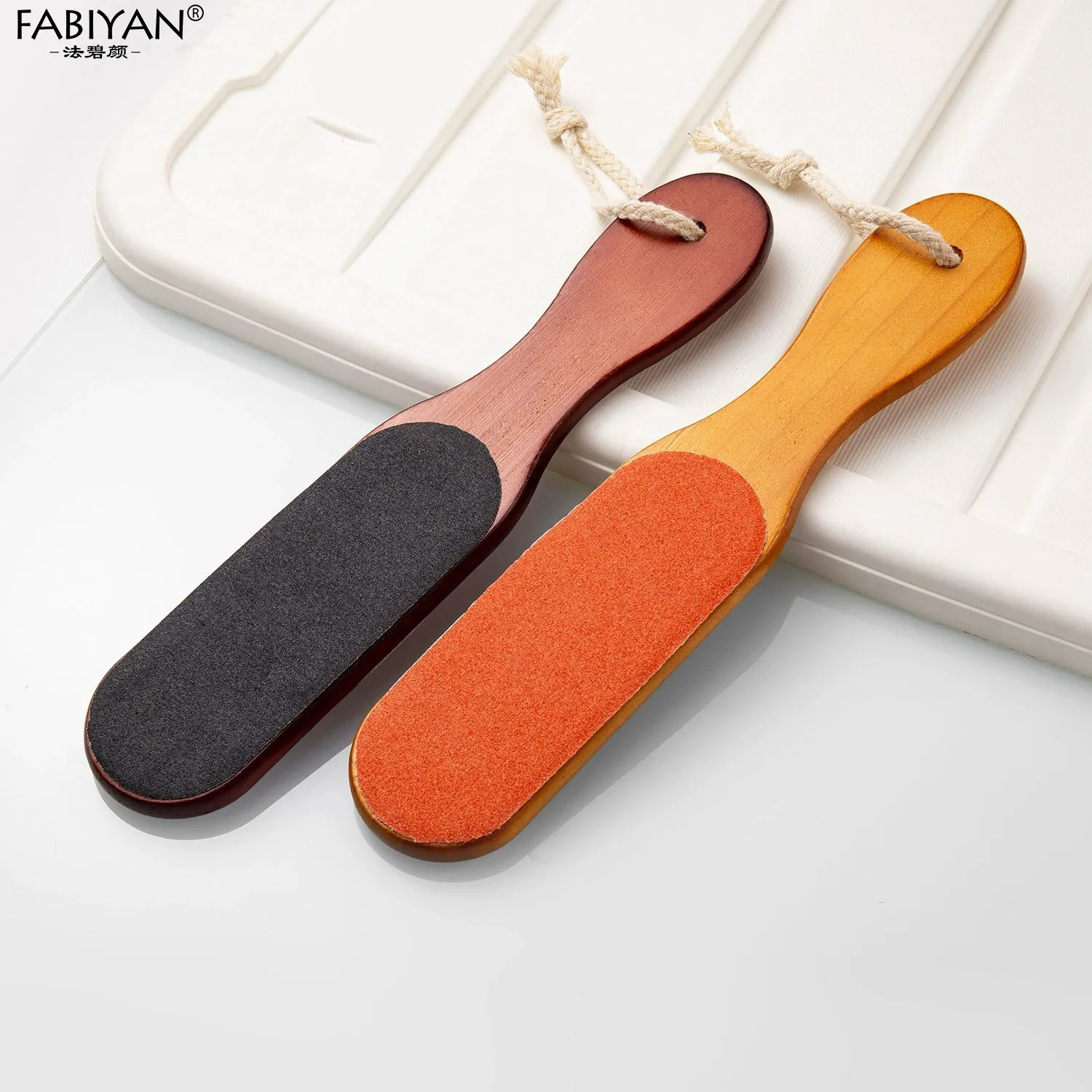product chinese factory foot file wood foot file  pedicure tool nickel foot file callus remover-3