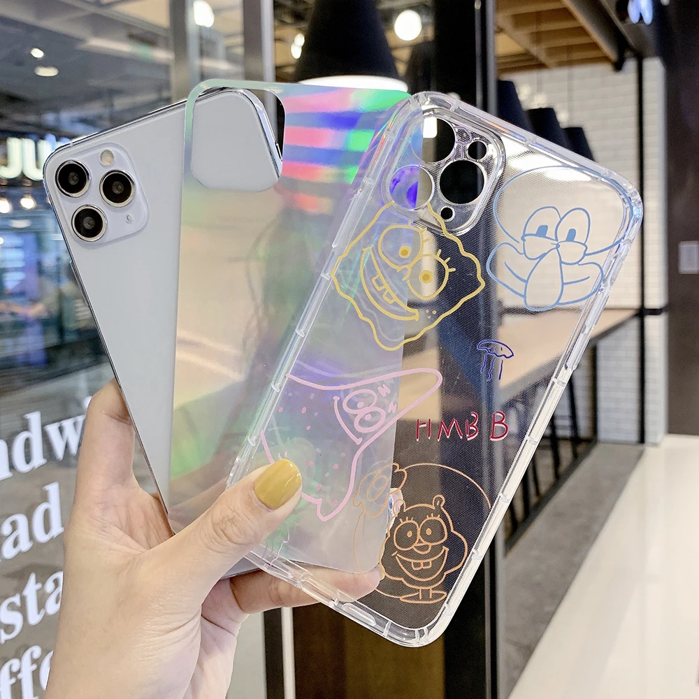 Laudtec Transparent Designer Phone Cases Back Cover Mobile Cell Phones