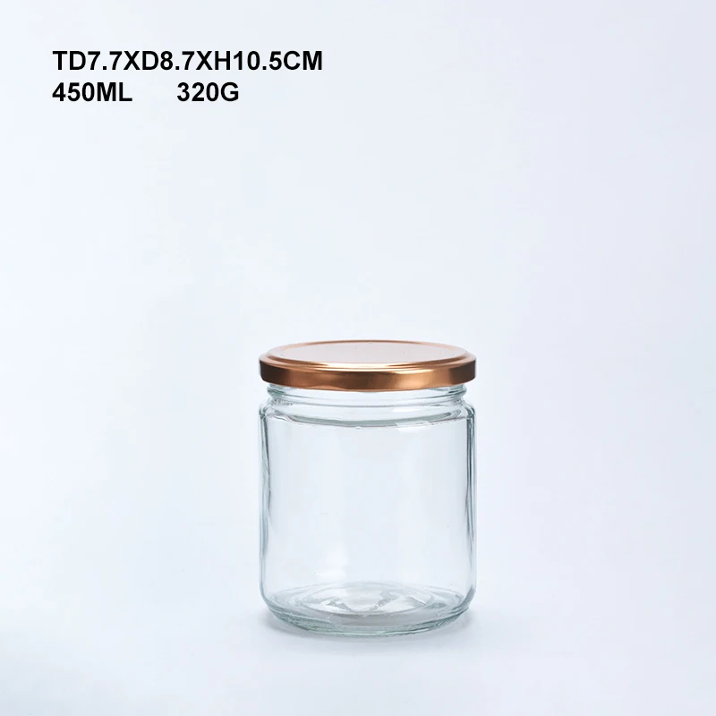 Factory High Quality Wide Mouth Storage Honey Glass Mason Jars With