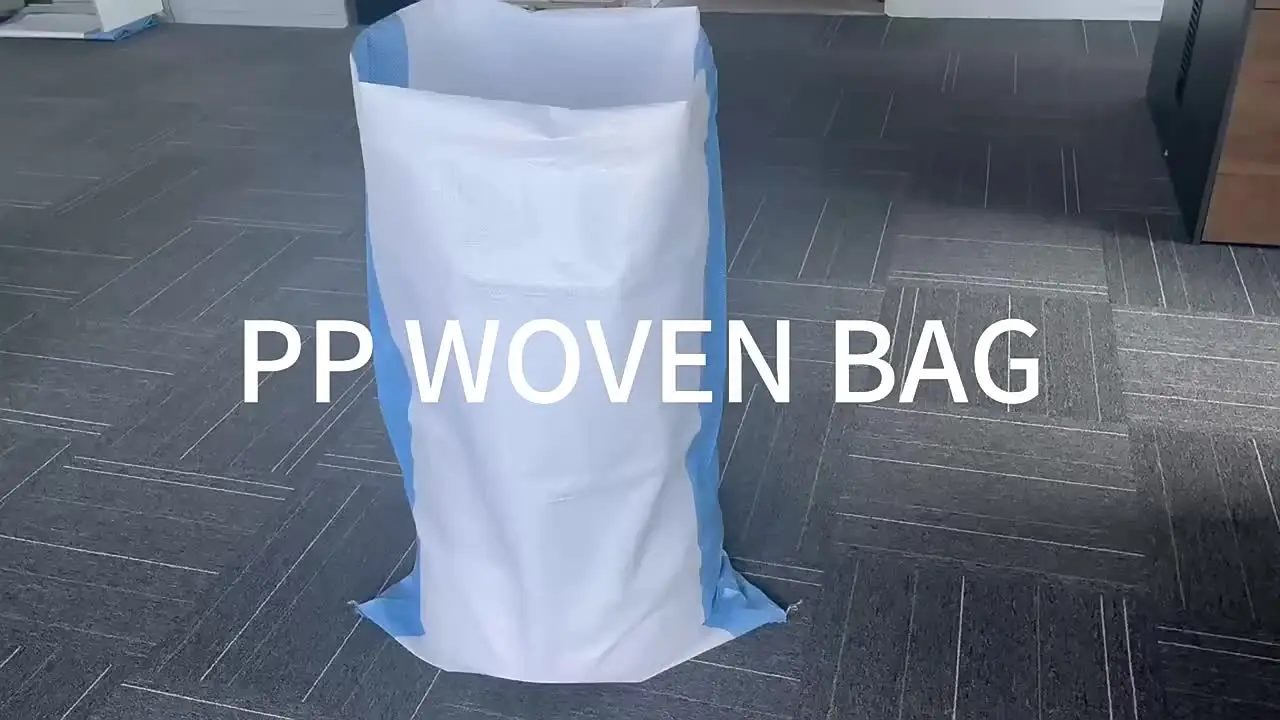 25kg 50kg Empty Feed Bags for Sale Custom Printed Fish Feed Packaging  Recyclable PP Woven Bag for Animal Feed Fish Food Bag
