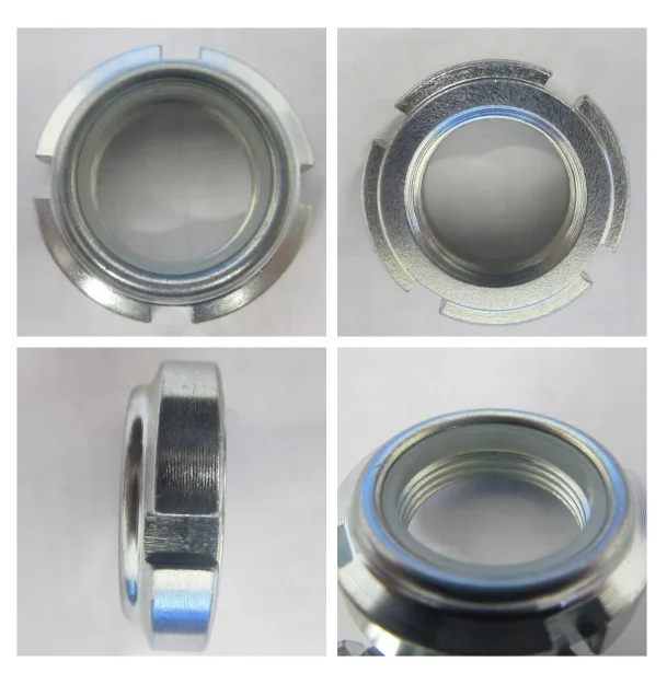 Din 981 Slotted Round Nut With Nylon Locking Guk Gup Gua Lock Nuts