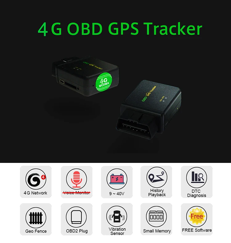 Obd Gps Tracker T830g 4g Lte With Diagnostic Function Gps Gsm Obd2 Vjoy