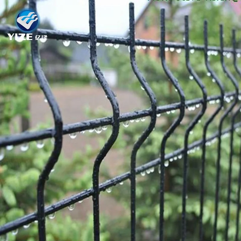 Steel And Plastic Wire Mesh Fence Short Garden Fence Cheap Garden