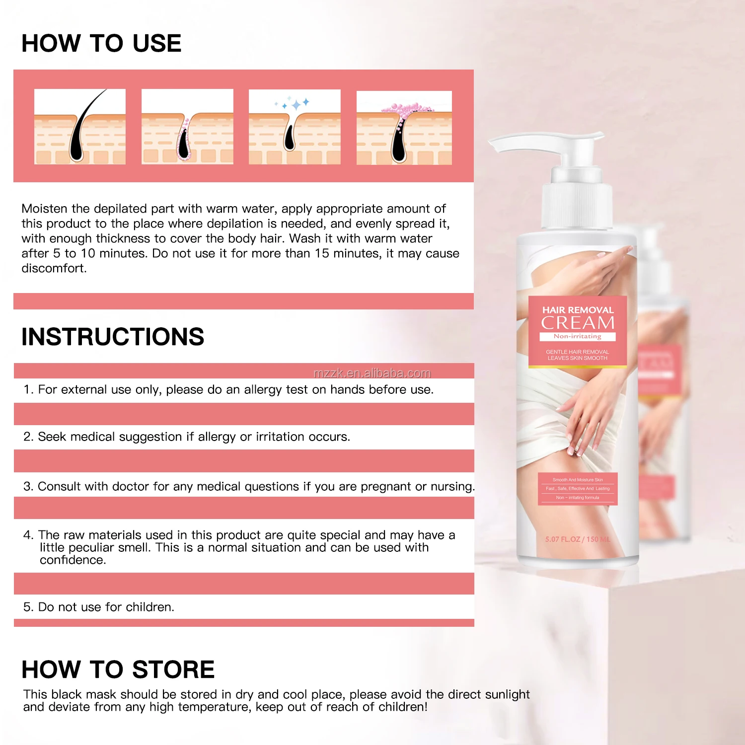 depilatory cream hair removal