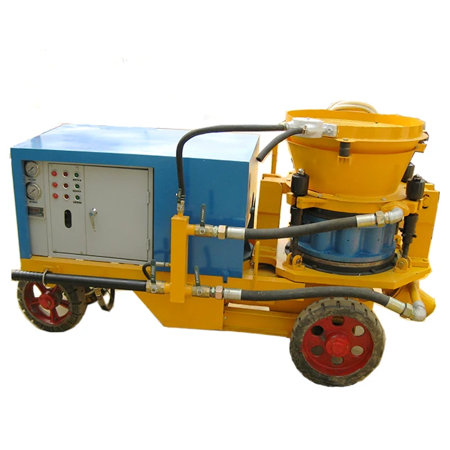 
220v Wet Cement Mortar Spraying Machine Price Air Compressor For Shotcrete Concrete Injector 