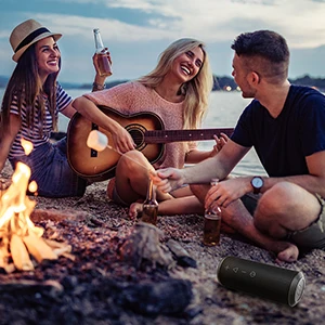 Zamkol ZK606 Black Free Mic Stereo Hifi Mini Karaoke Portable Speaker Wireless Wholesale Speaker Bluetooth Outdoor - ANKUX.COM