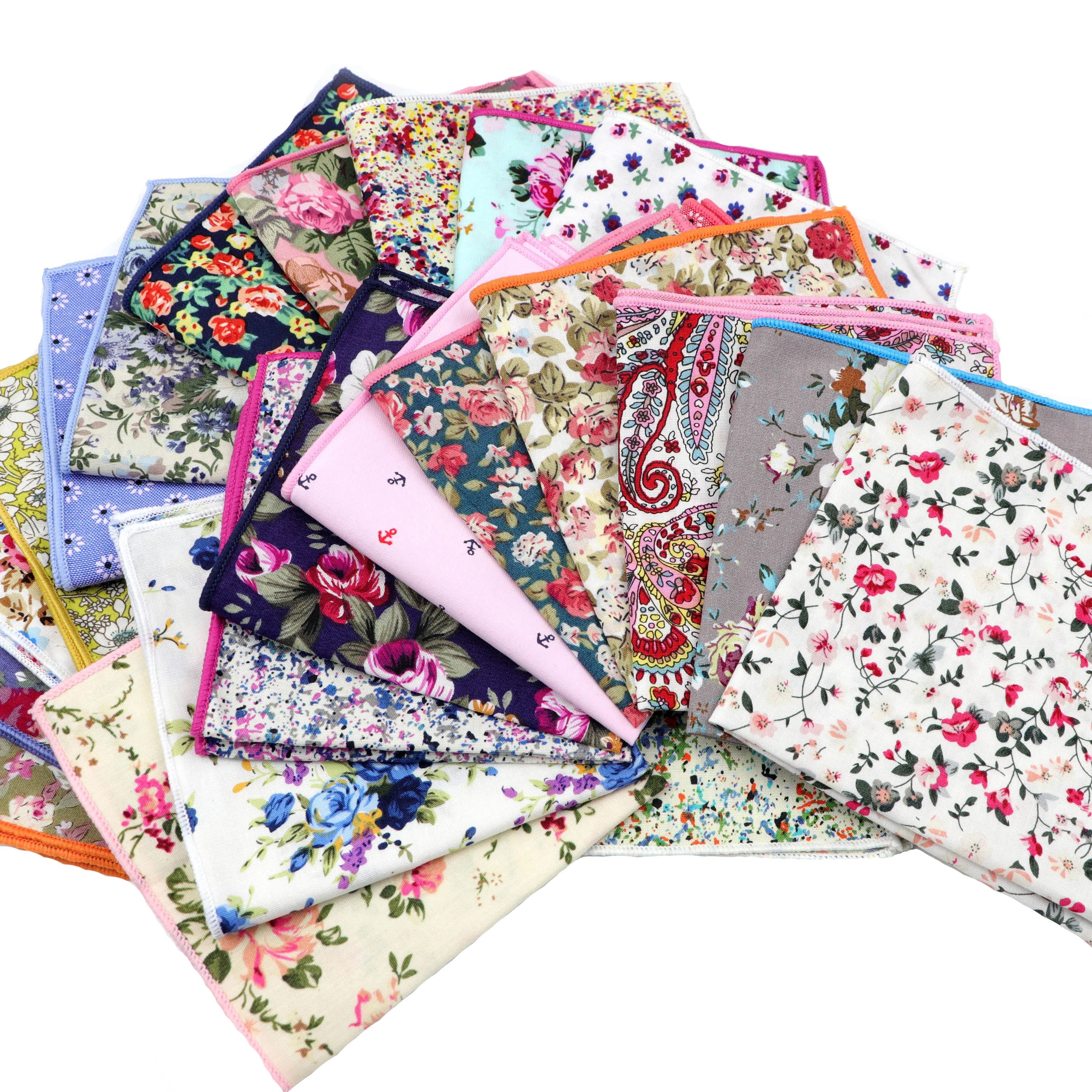 

New tyle Floral Cotton Handkerchief,2 Pieces, Photo shown