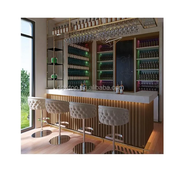 Modern Home Bar Counter Restaurant Traditional Residential Bar Counter