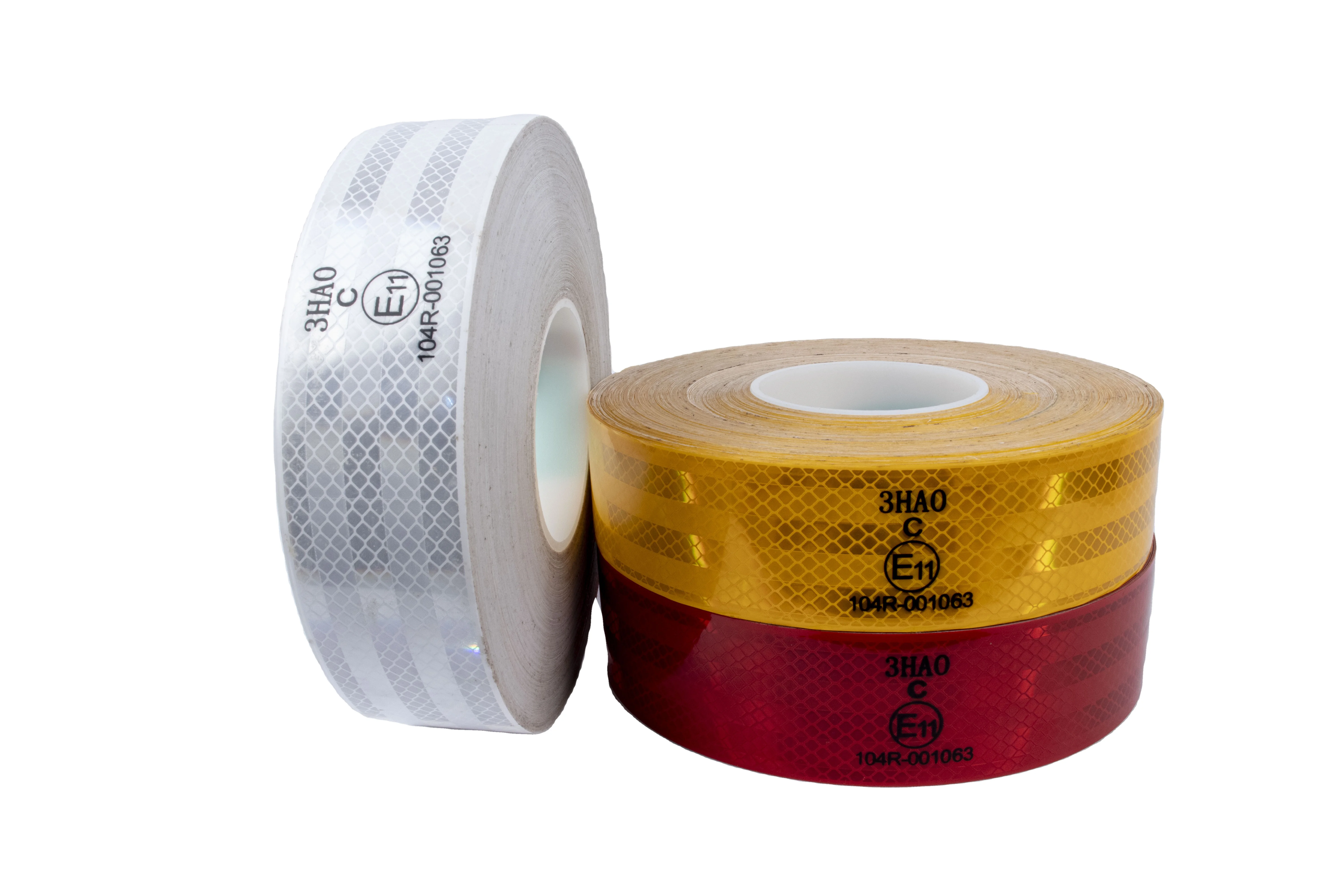 CEC104R 3Hao Waterproof PET Prismatic Egp Reflective Tearable Conspicuity Tape Reflective Film Sticker for Vehicle Use DOT-2 factory