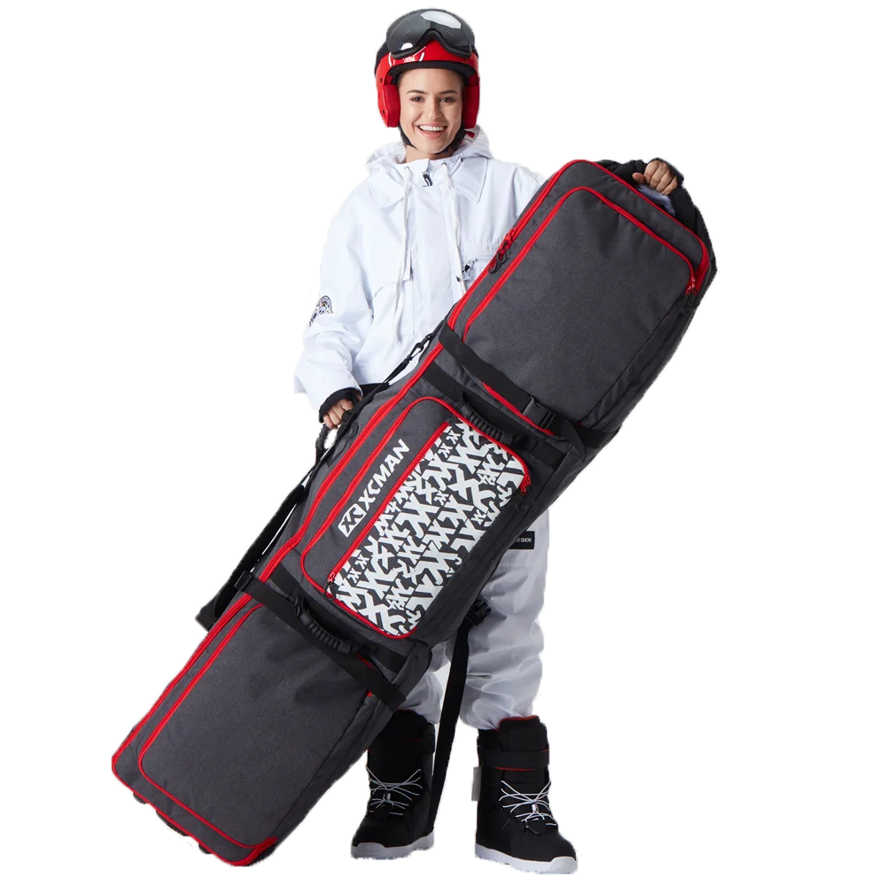 Extra Long Wide Deep Waterproof Roller Snowboard Bag With Wheels