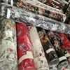 rayon print shirt stock lot print 100 rayon challis fabric for korea/Indonesia rayon spandex fabric stock lots