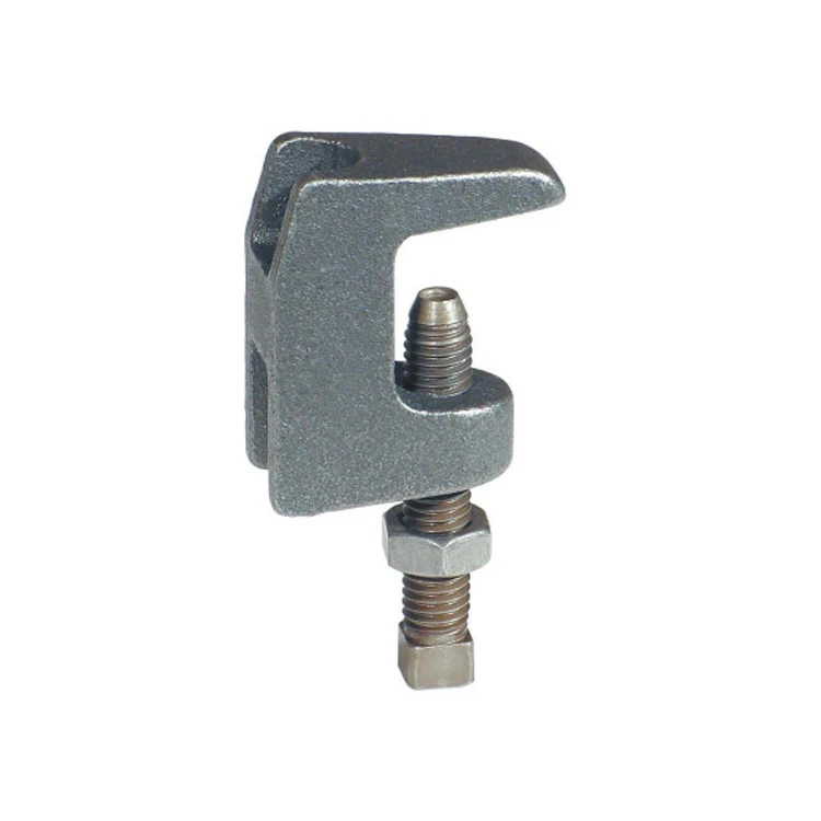 3/8 And 1/2 In C-type Wide Mouth Malleable Iron 1 Ton Throat Top Beam ...