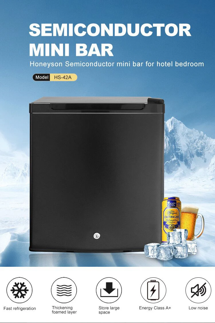 Honeyson High Quality Hotel No Frost Mini Bar Fridge In Living Room