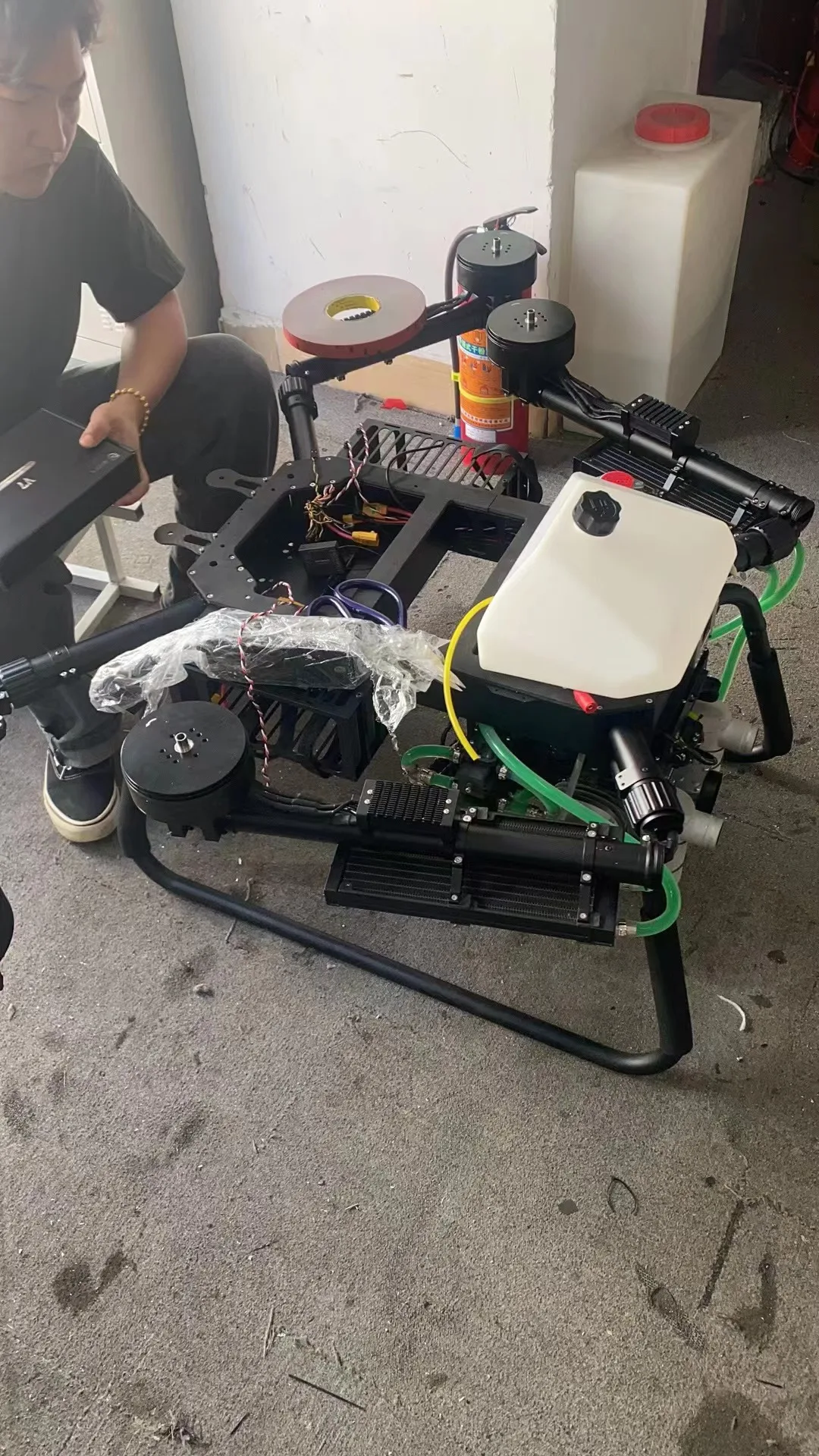 Kubota Dc70 Agricultural Machinery Equipment Drone Spray Helicopter