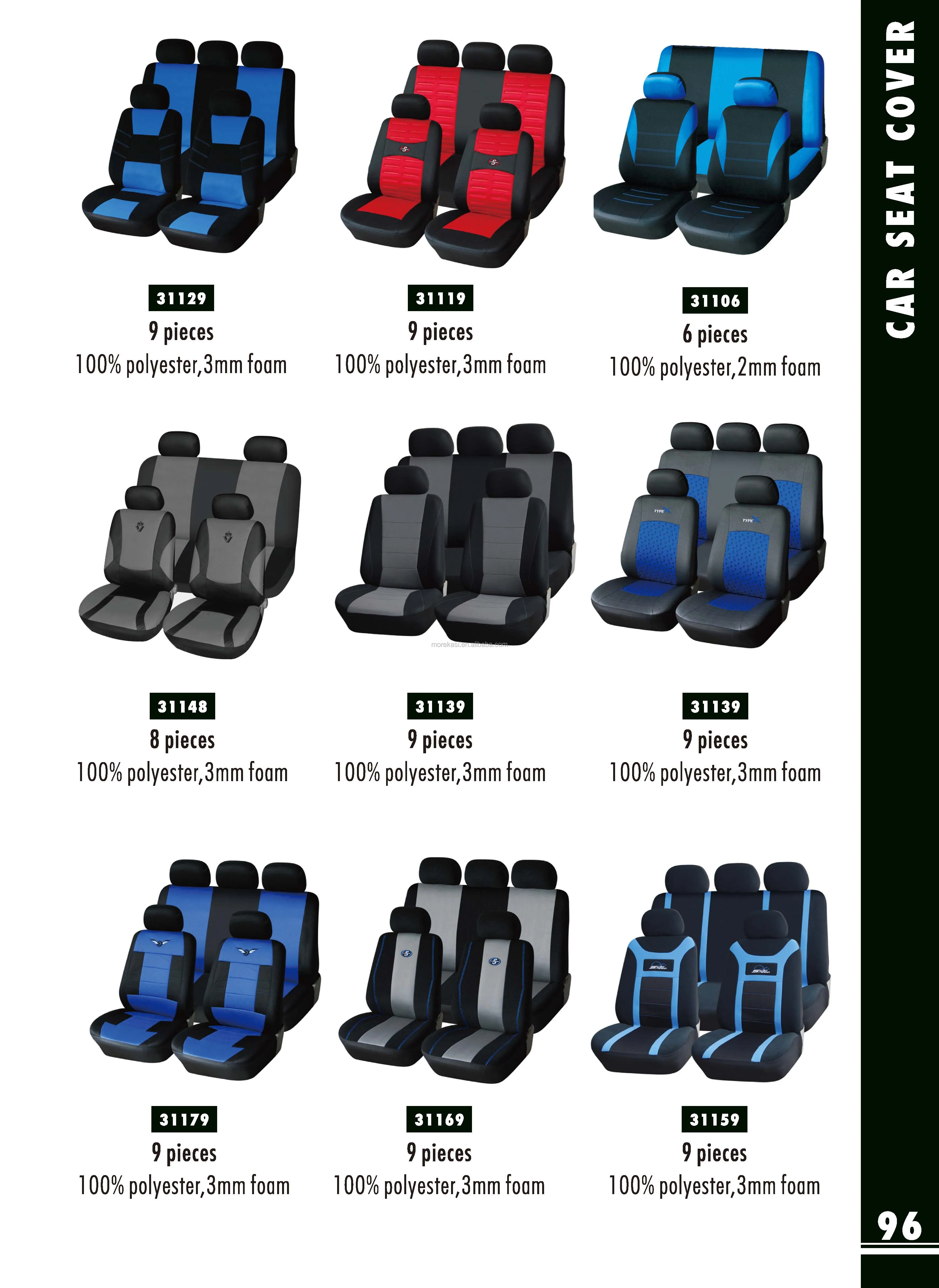 High Quality polyester leather car seat cover
