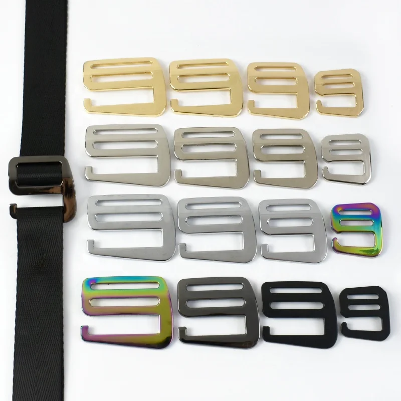 Deepeel BF741 38mm G-Shaped Zinc Alloy Hook Buckle - High Quality
