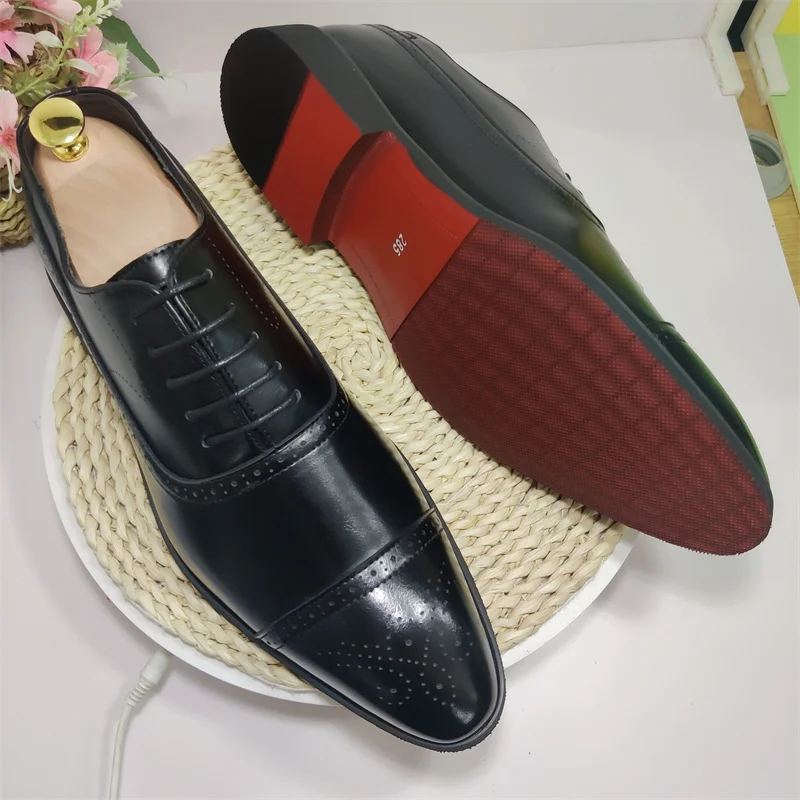 Large Size 47 48 Lace-up Red Bottom Oxfords For Men| Min Order 1 ct