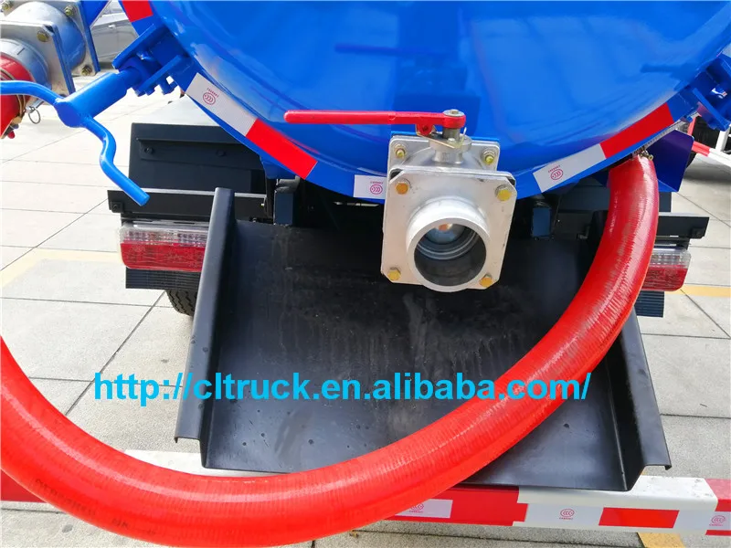 5tons Combination Jetting Vacuum Truck For Cleaning Public Sewer Pipe