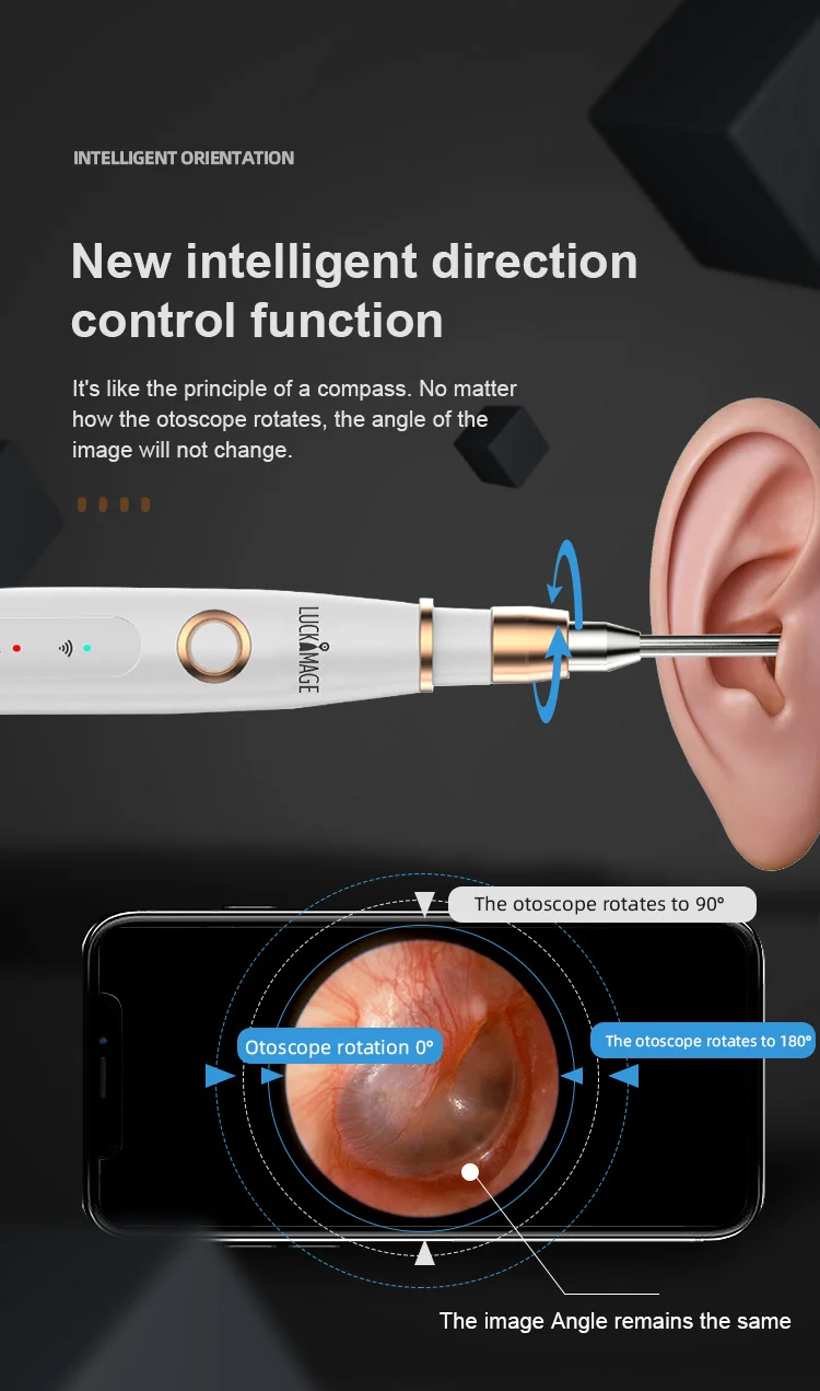 Luckimage Oem 1mega Wireless Wifi Otoscope Ear Endoscope Buy Ear