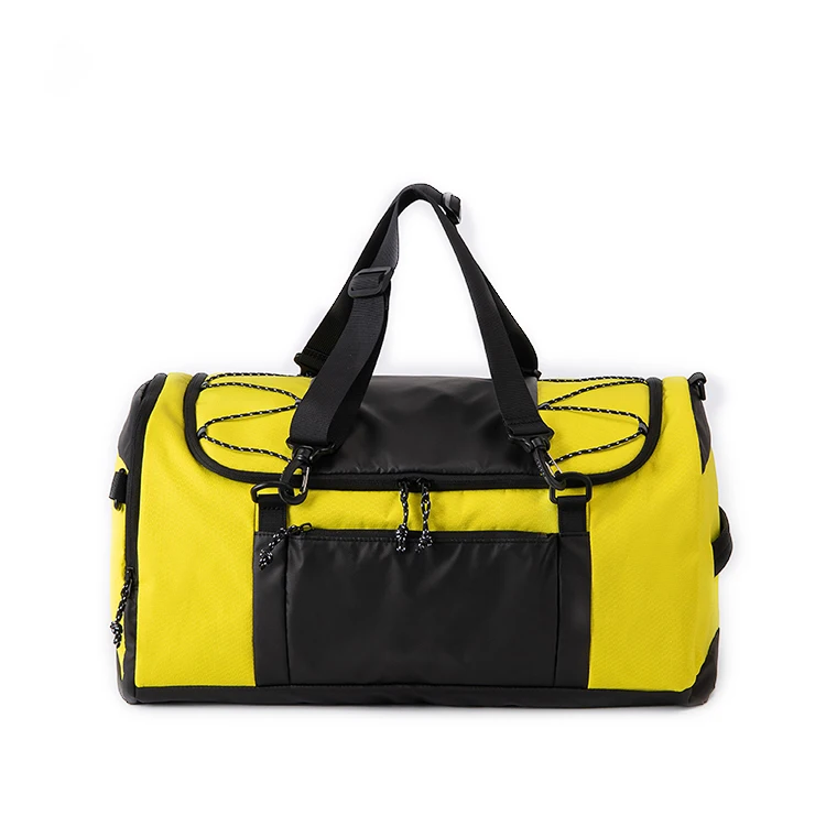Fashion 210D Polyester Custom Waterproof Women Outdoor Travel Sports Duffle Bag