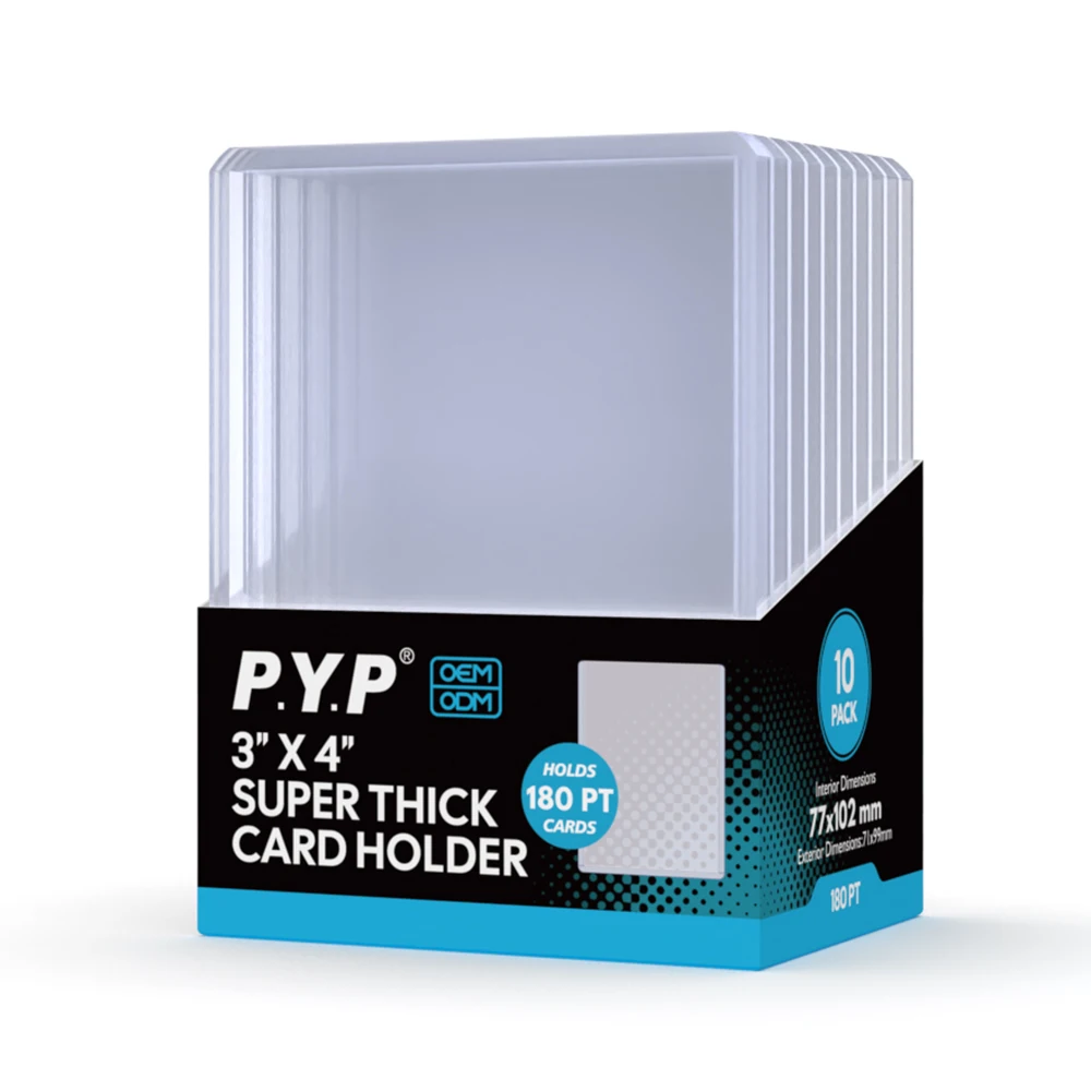 3x4 Toploader Super Thick 180pt - Customizable Card Holder