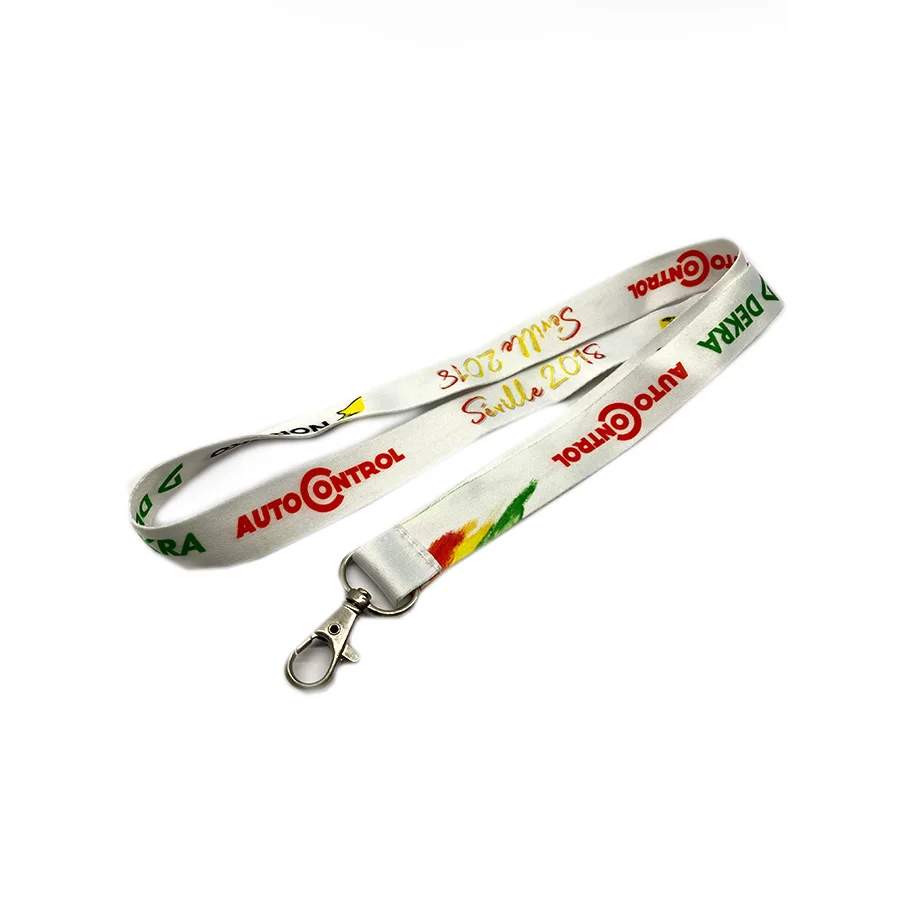 Personalized good  Quality  Lanyards Custom Silkscreen Printing Logo Polyester Airbus Lanyards for Mobile Phone Lanyard details