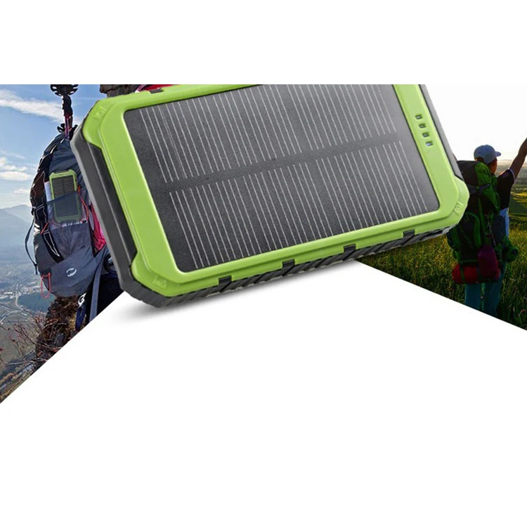 20000mAh Power Bank Waterproof LED Flashlight Solar Charger For Smart Phone Solar Power Bank - ANKUX.COM