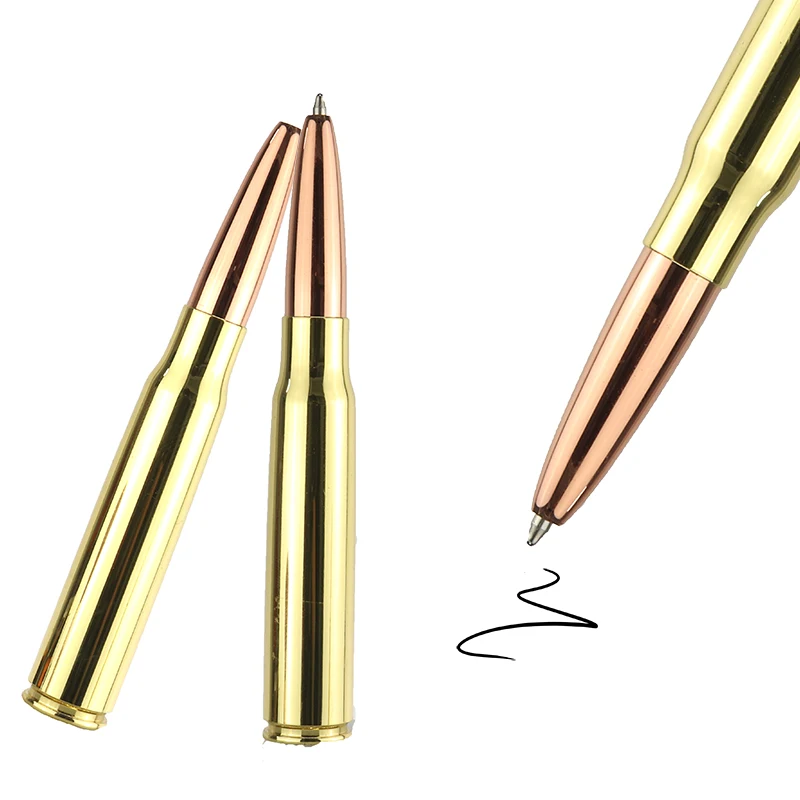 Low Price Copper Bullet Shaped Ballpoint Pen Ball Pen For School