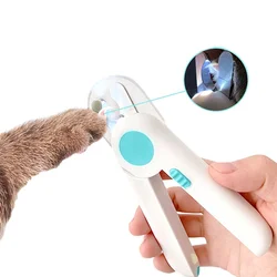 hot selling pet grooming products sharp cutter ABS led pet dog nail clipper