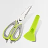 Multi function stainless steel detachable More specifications arc clever kitchen scissors