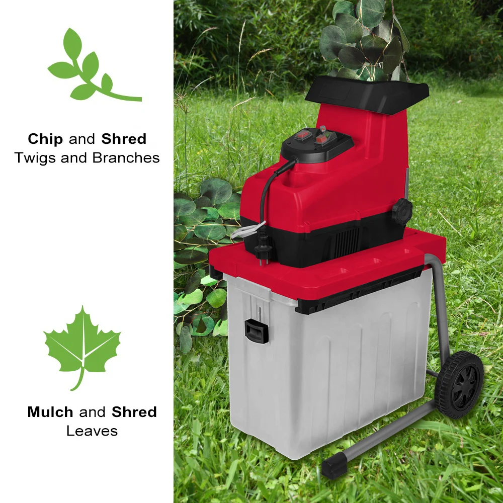 Vertak 2800w Electric Grass Shredder Home Use Cutting Dia.44mm Silent