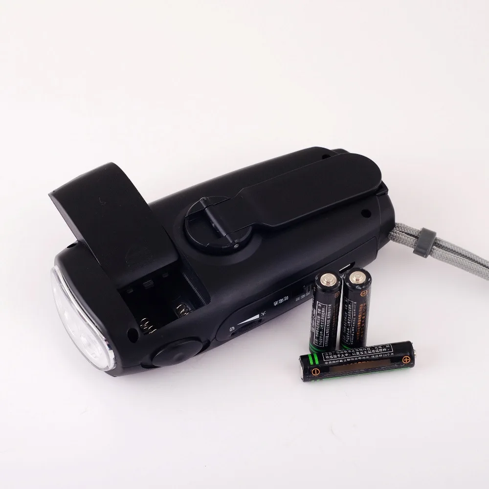 Pocket Dynamo Radio Light With Usb Port And Mobile Charger With Siren