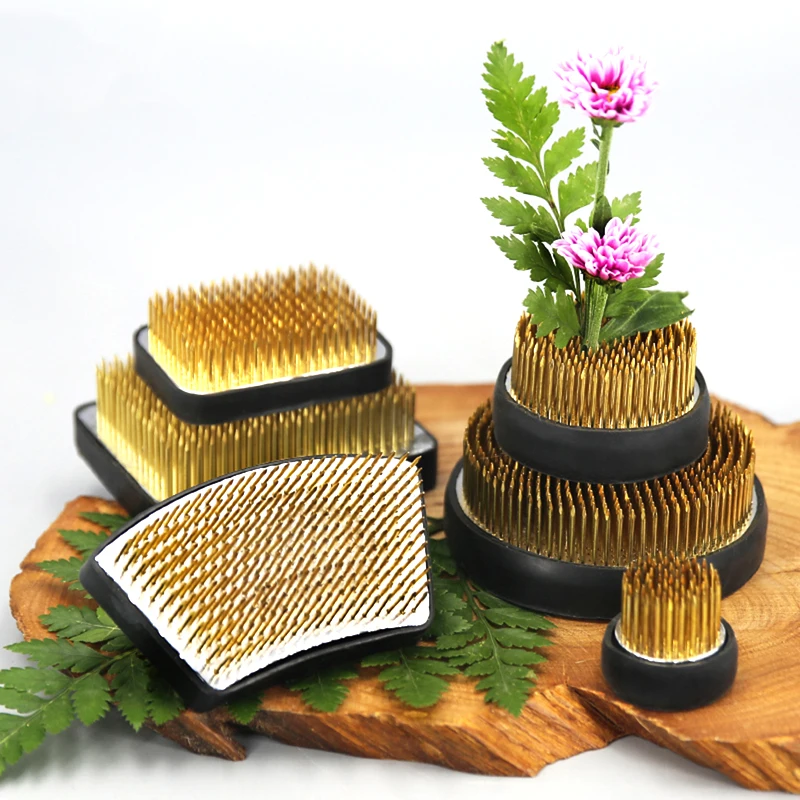 Copper Needles Ikebana Kenzan Round Type D40 Japanese Art Flower