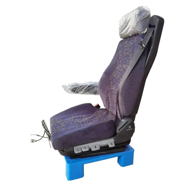 Grammer Air Suspension Driver Seats With Lumbar For Bus Truck Heavy