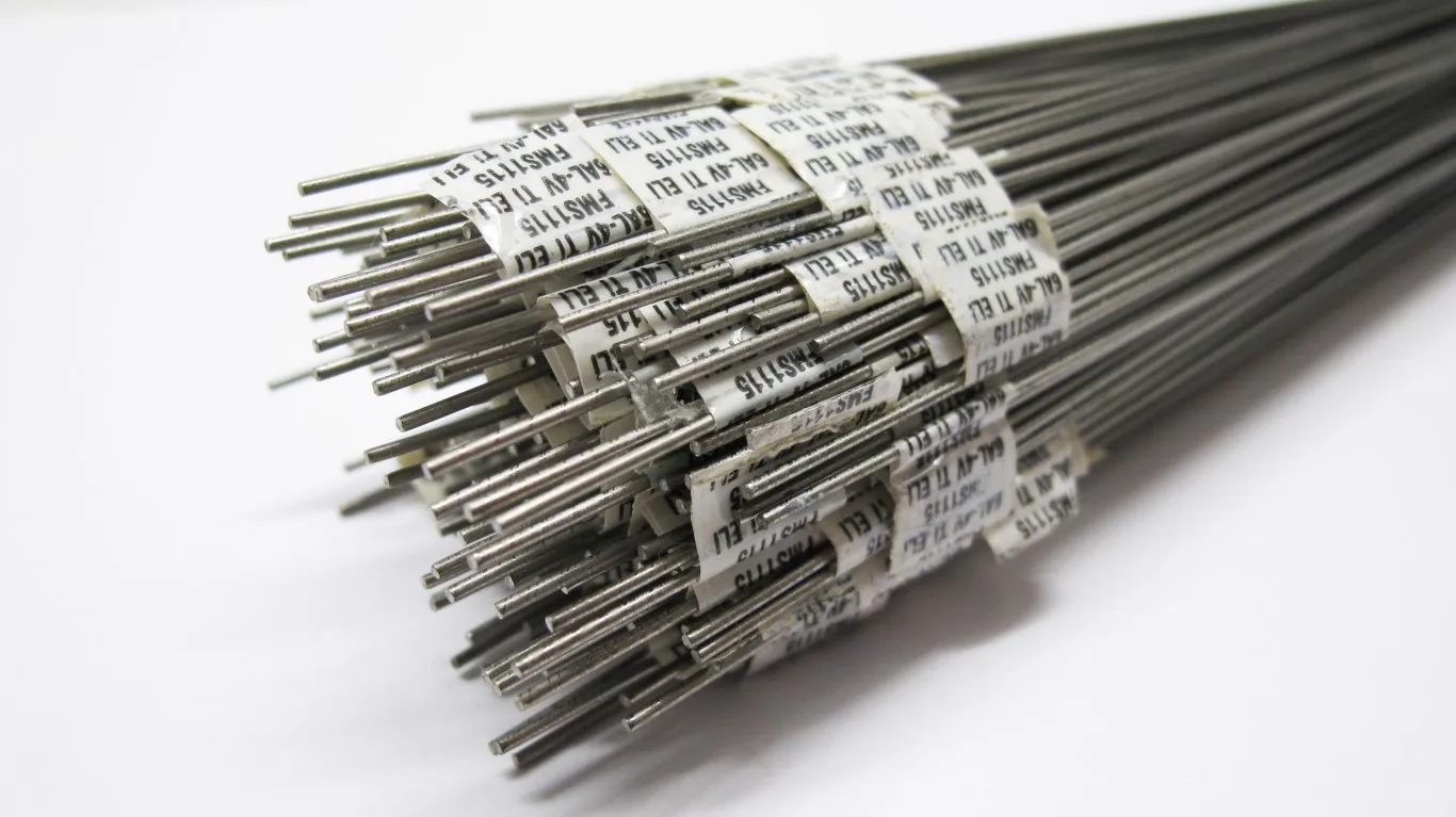 Titanium 6. Wire 5x6. Welding wire Pack. Grade 5 (6al4v).