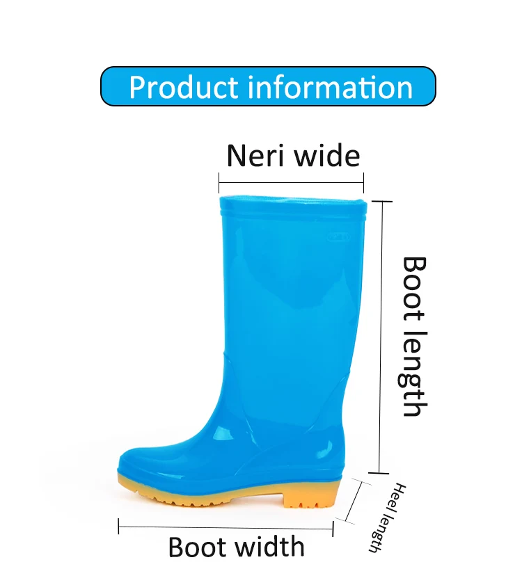 Boots Black Yellow Rain Jelly Stripe Most Poprlar Waterproof Unisex Women Ladies Cheap Packable Boot Mature Pvc Safety Shoes
