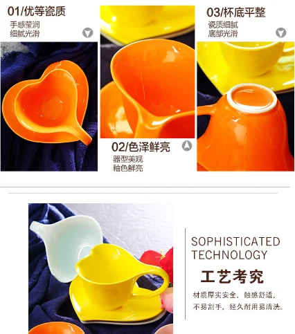 200ml European creative marble vein porcelain coffee cup and saucer set with gold rim