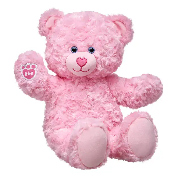 pink bear stuffed animal