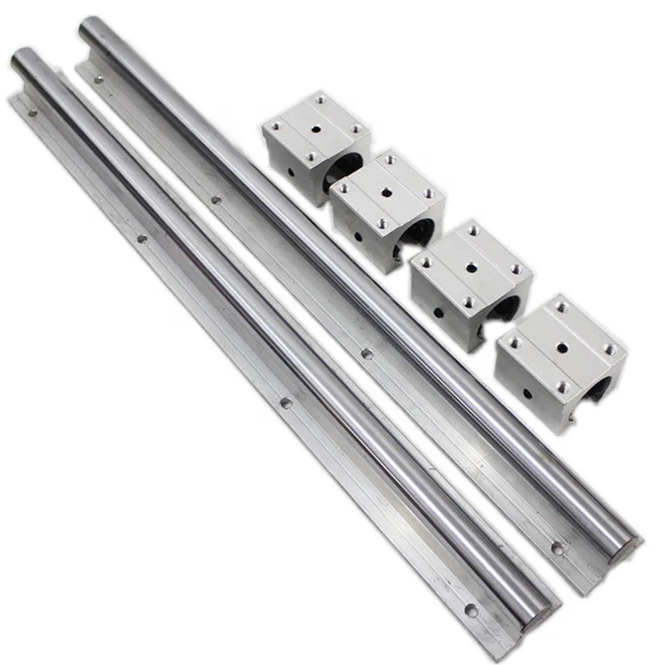 Low Price Round Aluminum Linear Guideway Rail Sbr20 With Linear Block