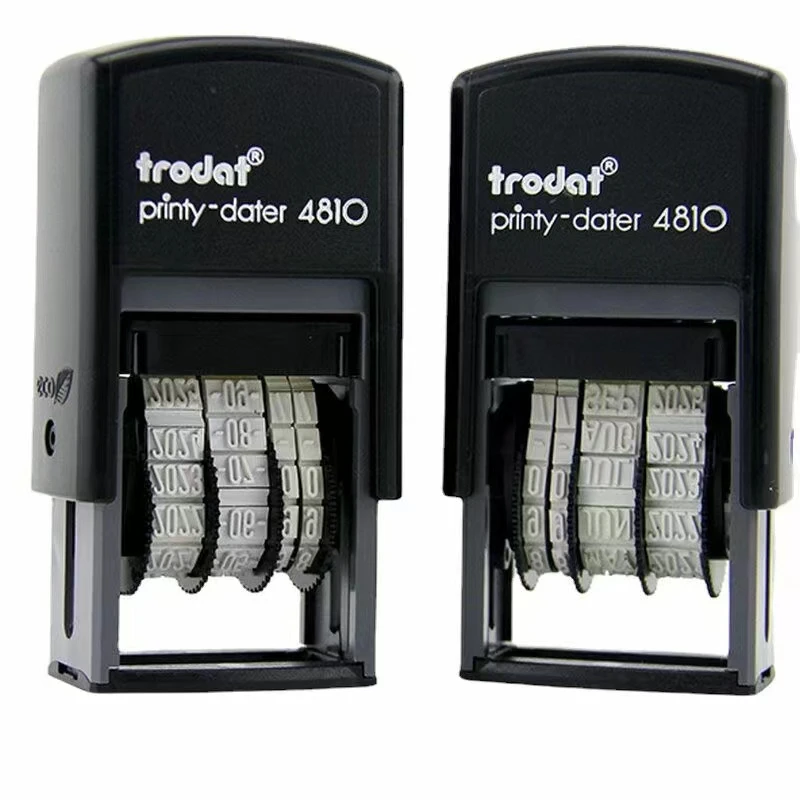 Trodat Good Quality Trodat Self Inking Date Stamp 4810 Black Dater ...