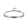 Europe and America Titanium Steel Bracelet Engraving "You were given This Life becouse you re good enough to live it" bangles