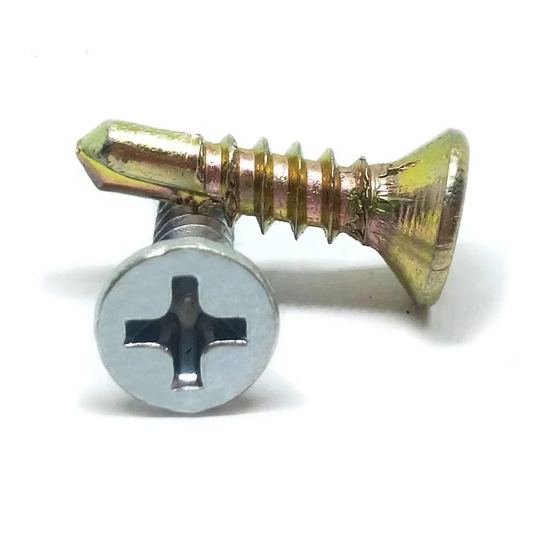 
SS Window Screw Flat Head Self Drilling Screw Tapping Screw 4.2X38 