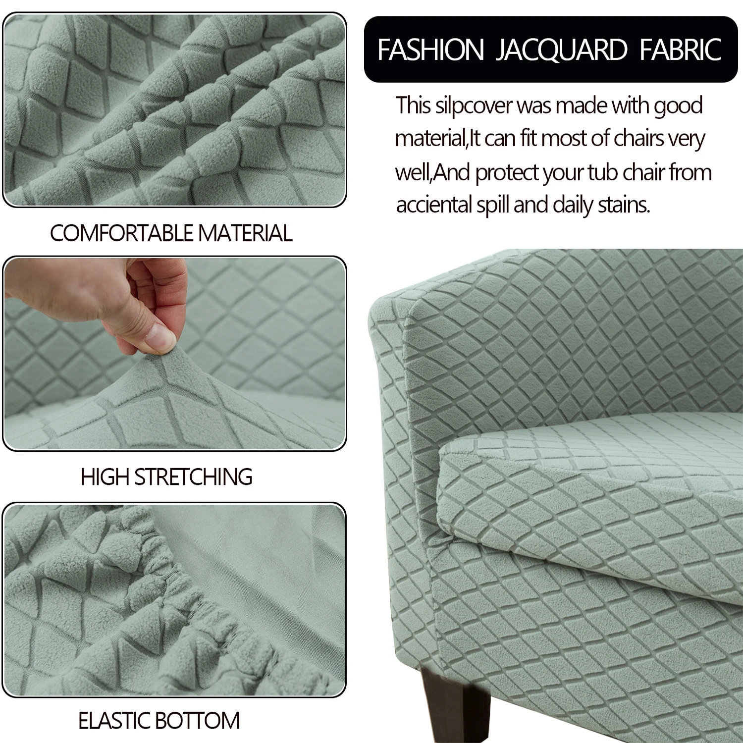 2023 Dining Chair Covers Stretch Chair Cover Spandex High Chairs