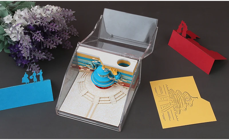 Customize 2024 Calendar Paper Craft 3d Memo Pad Custom Notepad Creative   Hd9b3efd035a94305bbd38b926198676an 