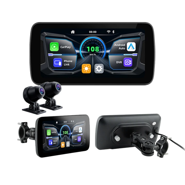 EKIY Motorcycle Carplay - 6.25 Inch Portable Android Screen