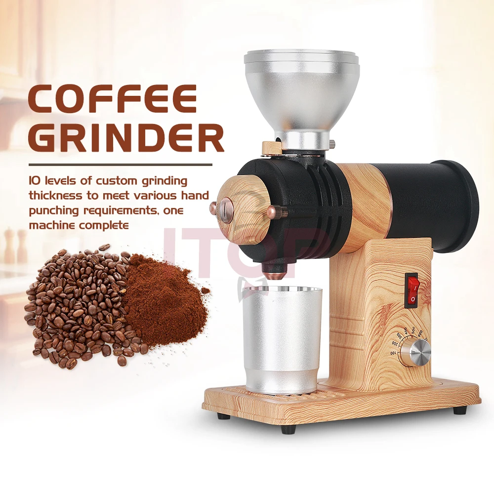 Electric Coffee Grinder Low Speed Coffee Bean Grinding Machine For