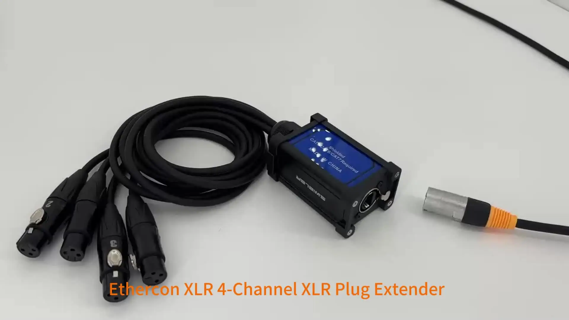 RJ45 to XLR Ethercon Splitter Box - DMX Audio Signal Extender